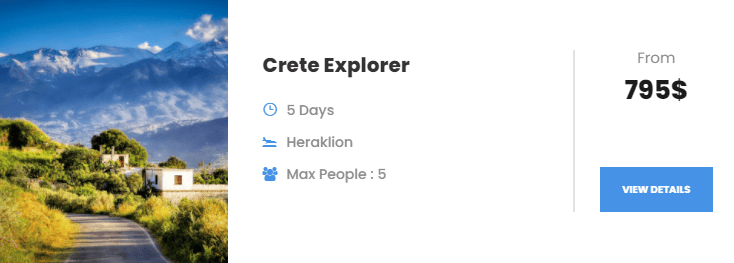 Self Drive Tour of Crete