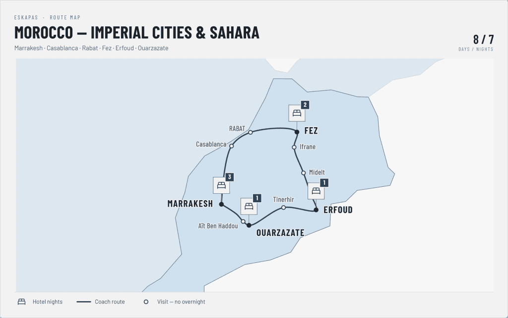 Morocco-Route-Map