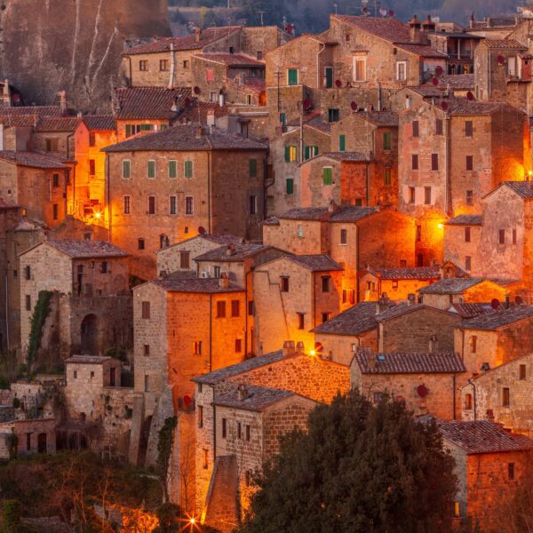 Sorano - Tuff City In Tuscany, Italy